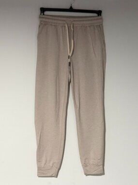 GLYDER LIMITLESS JOGGERS CREAM WITH DRAWSTRING AND POCKETS XS